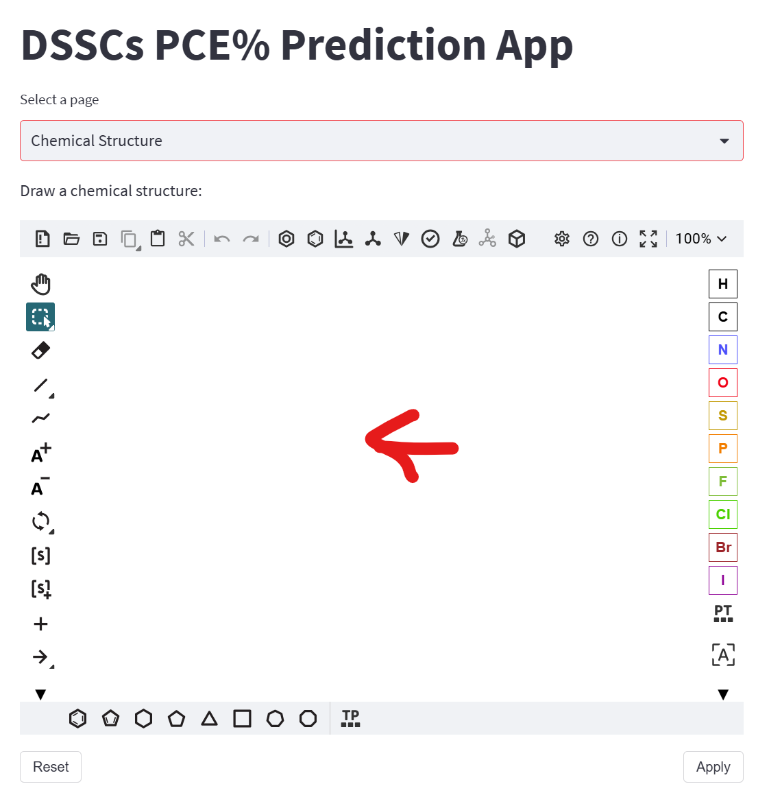 Chemical Drawing Tool Example